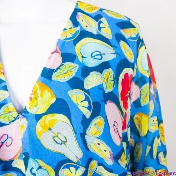 Anthropologie Hutch Summer Fruits Augusta Dress, size 1X - Picture 13 of 16